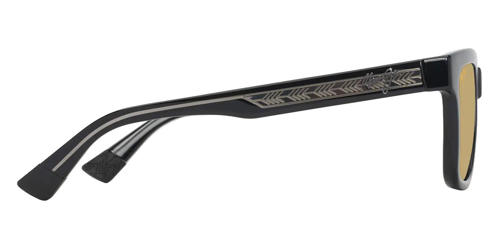Maui Jim HANOHANO MM644-047 53 - Shiny Black with Transparent Light Gray #id:mjimm644047_s:102110
