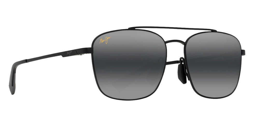 Maui Jim PĪWAI ASIAN FIT MM645-011 58 - Matte Black with Gray #id:mjimm645011_s:106105