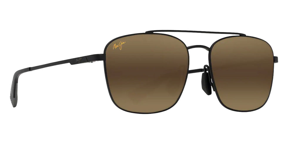 Maui Jim PĪWAI ASIAN FIT MM645-014 58 - Matte Black with Gray #id:mjimm645014_s:108105