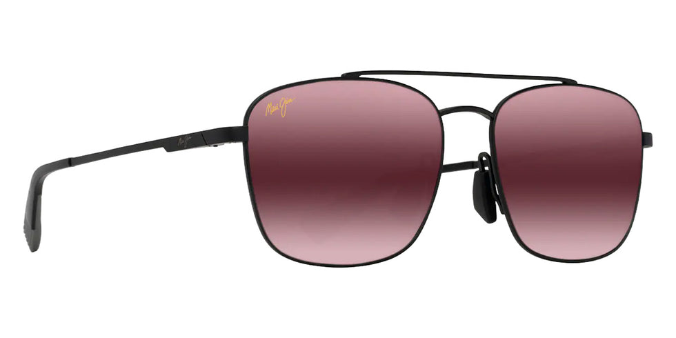 Maui Jim PĪWAI ASIAN FIT MM645-017 58 - Matte Black with Gray #id:mjimm645017_s:112105