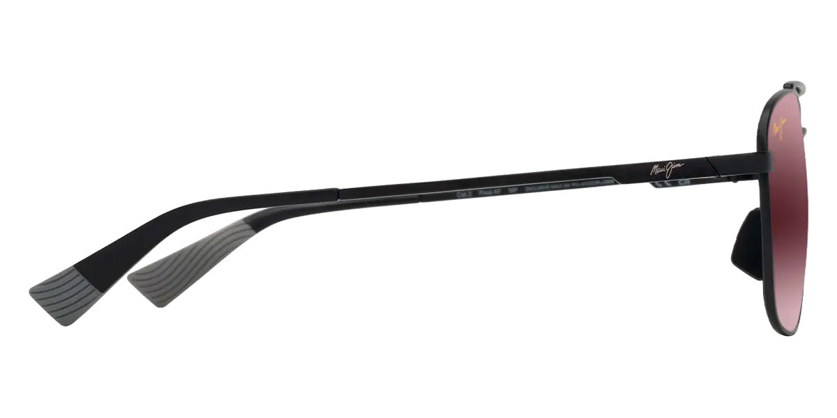 Maui Jim PĪWAI ASIAN FIT MM645-017 58 - Matte Black with Gray #id:mjimm645017_s:112110