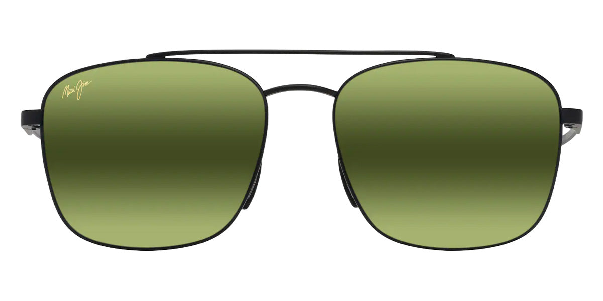 Maui Jim PĪWAI ASIAN FIT MM645-020 58 - Matte Black with Gray #id:mjimm645020_s:110100