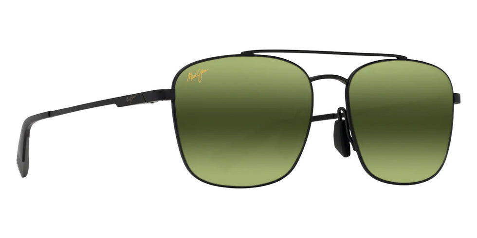Maui Jim PĪWAI ASIAN FIT MM645-020 58 - Matte Black with Gray #id:mjimm645020_s:110105