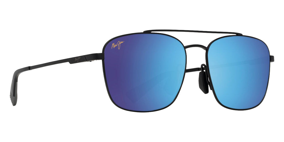 Maui Jim PĪWAI ASIAN FIT MM645-023 58 - Matte Black with Gray #id:mjimm645023_s:100105