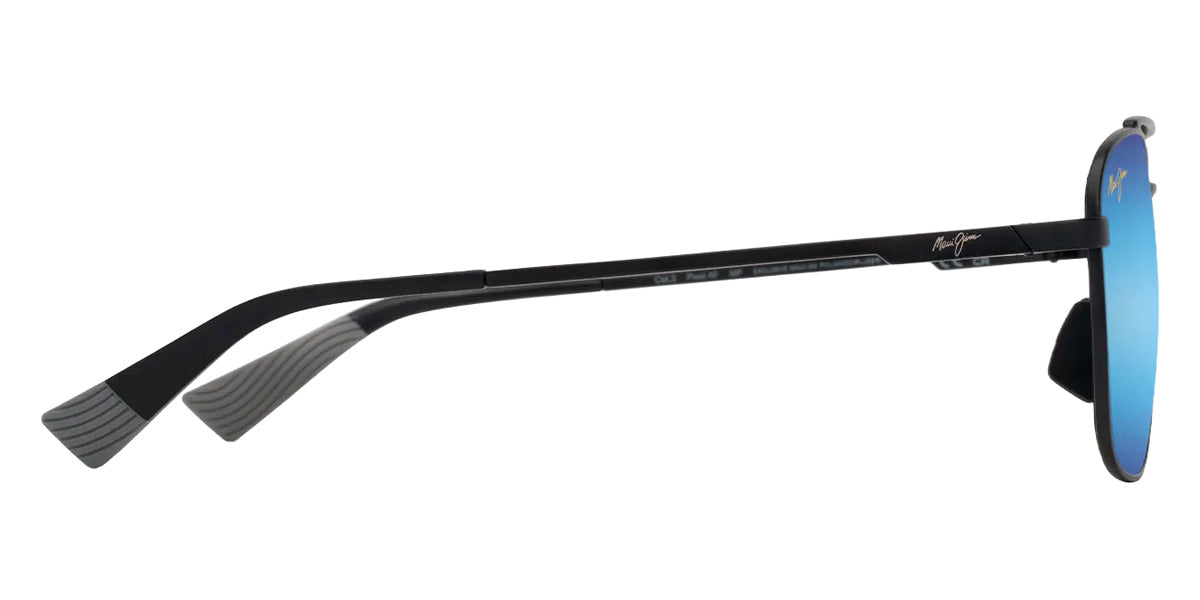 Maui Jim PĪWAI ASIAN FIT MM645-023 58 - Matte Black with Gray #id:mjimm645023_s:100110