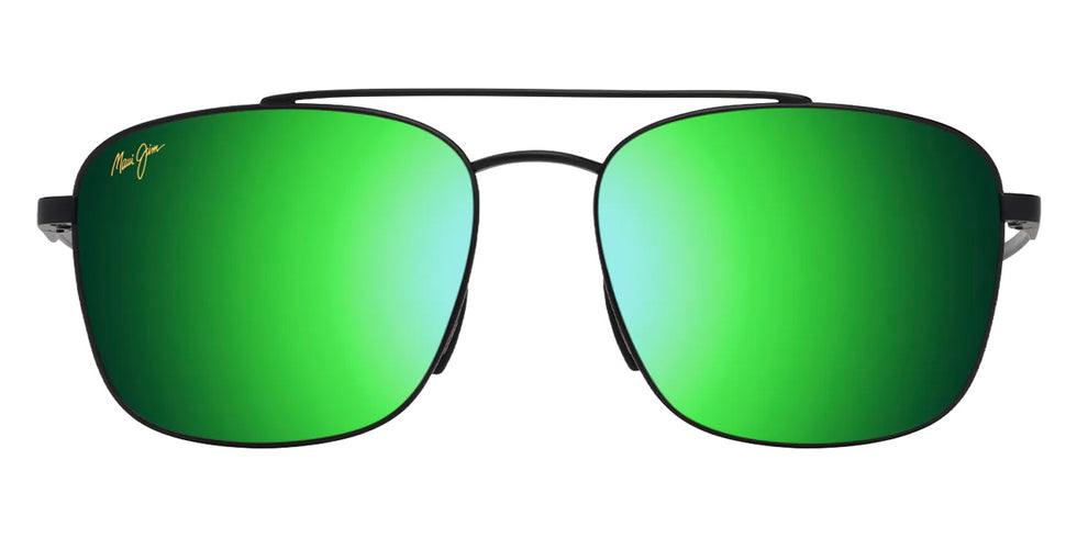 Maui Jim PĪWAI ASIAN FIT MM645-032 58 - Matte Black with Gray #id:mjimm645032_s:104100