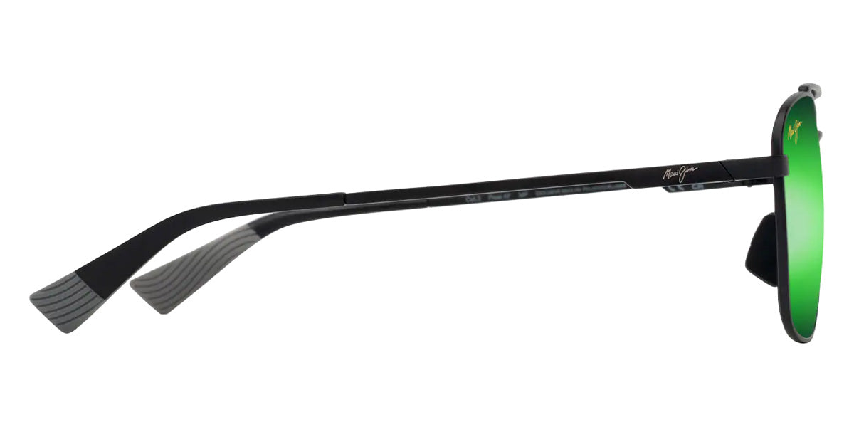 Maui Jim PĪWAI ASIAN FIT MM645-032 58 - Matte Black with Gray #id:mjimm645032_s:104110