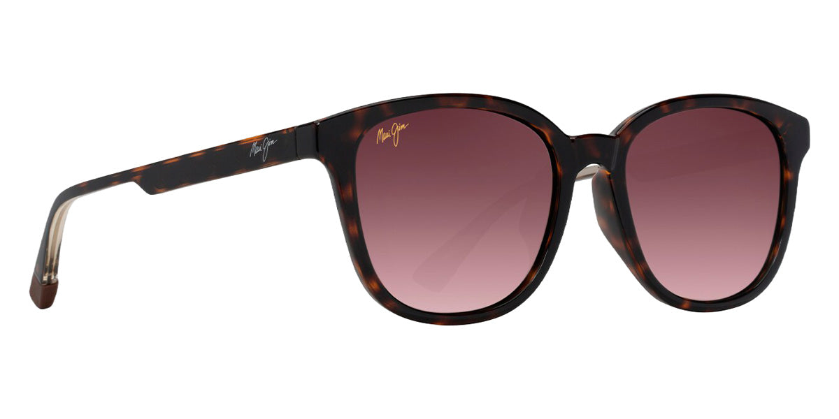 Maui Jim KU'IKAHI ASIAN FIT MM647-009 55 - Shiny Dark Havana with Transparent Yellow #id:mjimm647009_s:132105