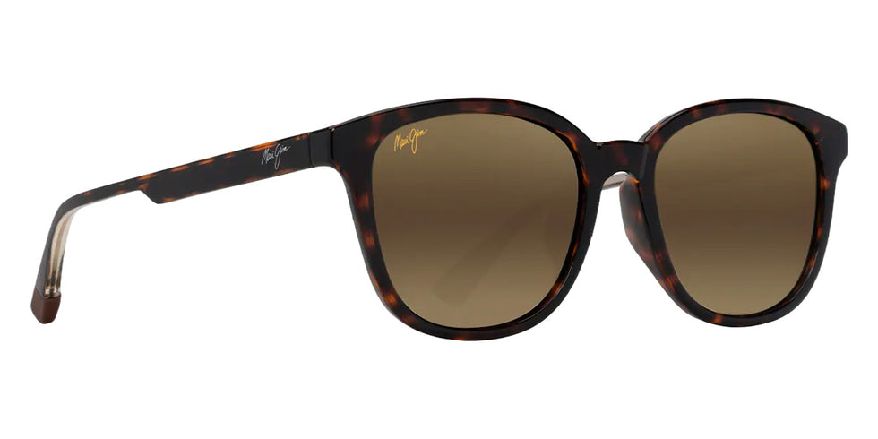 Maui Jim KU'IKAHI ASIAN FIT MM647-018 55 - Shiny Dark Havana with Transparent Yellow #id:mjimm647018_s:128105