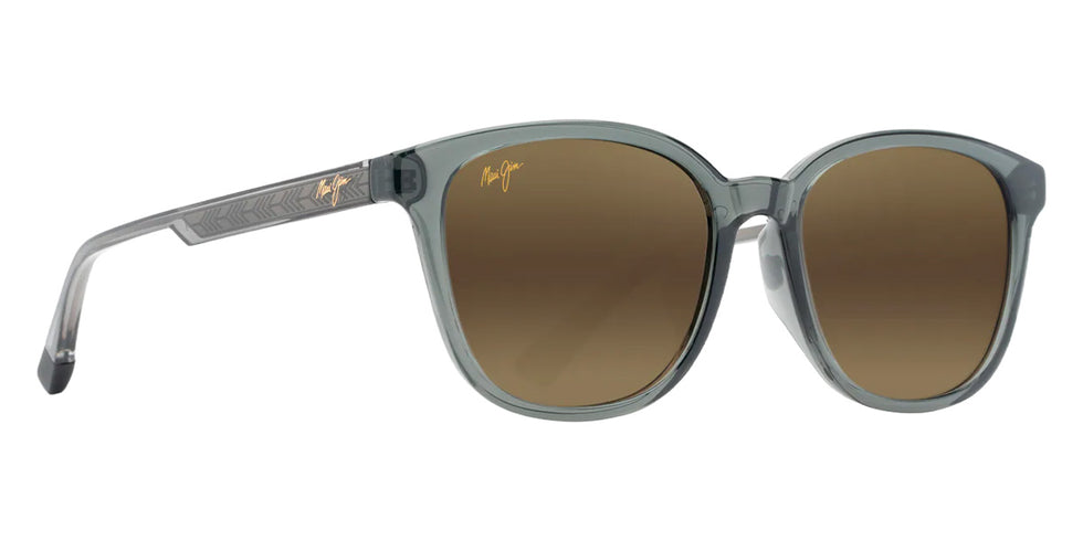 Maui Jim KU'IKAHI ASIAN FIT MM647-020 55 - Shiny Transparent Dark Gray #id:mjimm647020_s:148105