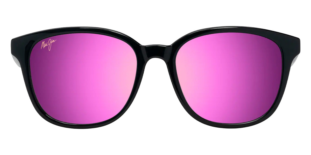 Maui Jim KU'IKAHI ASIAN FIT MM647-033 55 - Shiny Black with Transparent Light Gray #id:mjimm647033_s:114100