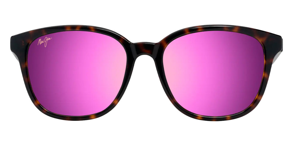 Maui Jim KU'IKAHI ASIAN FIT MM647-034 55 - Shiny Dark Havana with Transparent Yellow #id:mjimm647034_s:134100