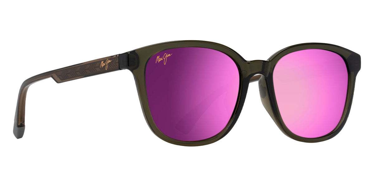 Maui Jim KU'IKAHI ASIAN FIT MM647-035 55 - Shiny Transparent Green #id:mjimm647035_s:174105