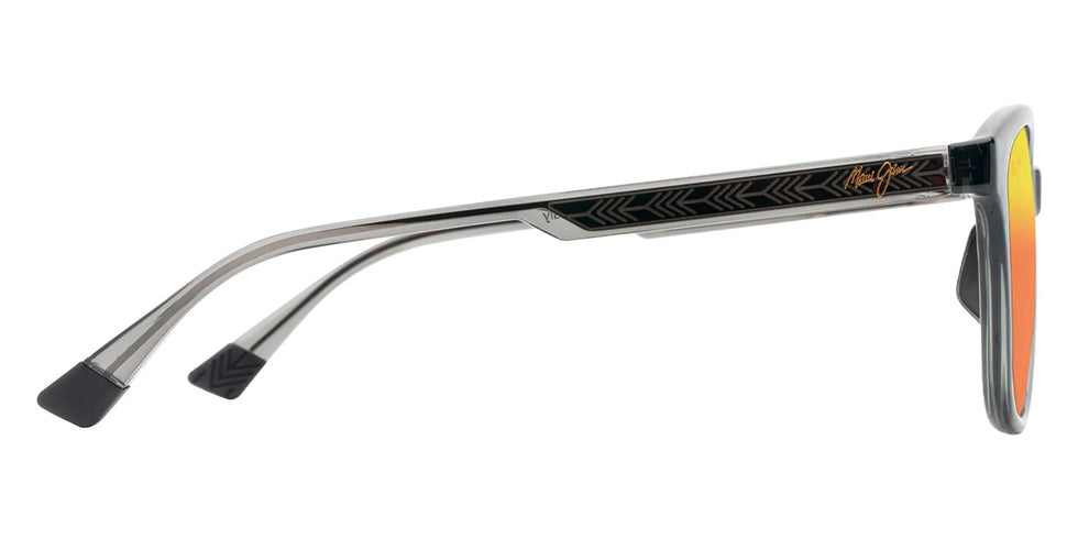 Maui Jim KU'IKAHI ASIAN FIT MM647-040 55 - Shiny Transparent Dark Gray #id:mjimm647040_s:156110