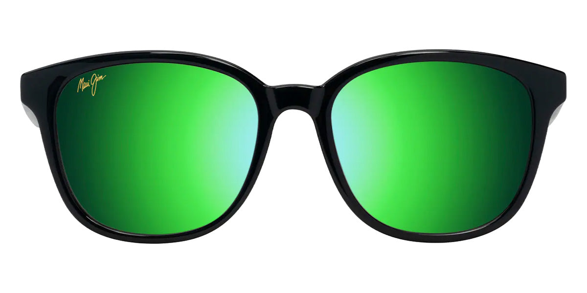 Maui Jim KU'IKAHI ASIAN FIT MM647-041 55 - Shiny Black with Transparent Light Gray #id:mjimm647041_s:104100