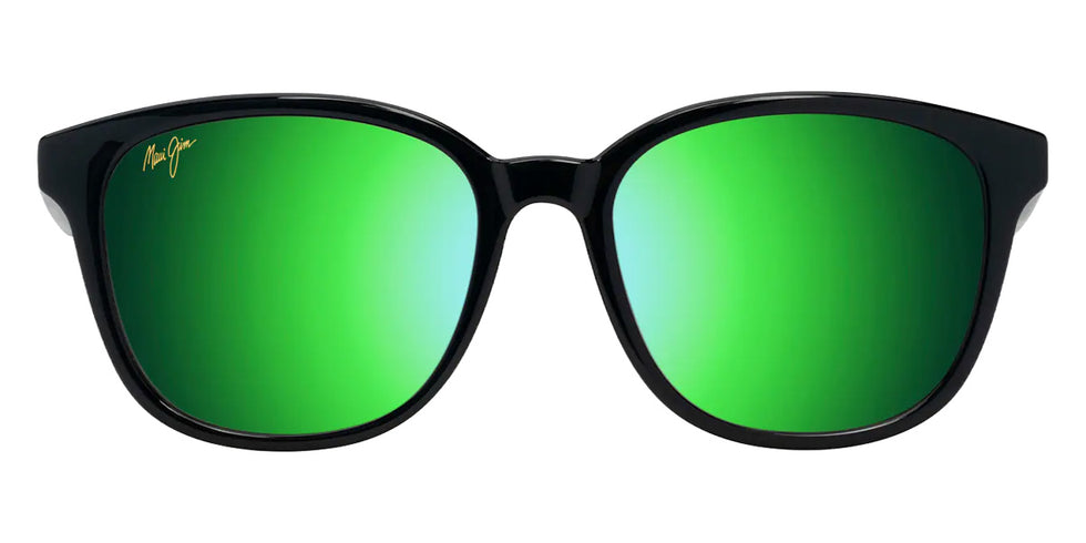 Maui Jim KU'IKAHI ASIAN FIT MM647-041 55 - Shiny Black with Transparent Light Gray #id:mjimm647041_s:104100