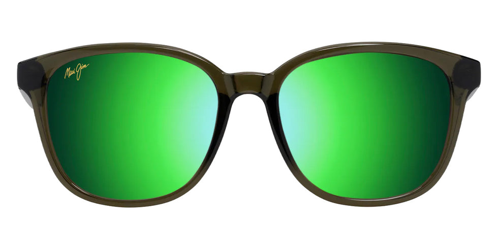 Maui Jim KU'IKAHI ASIAN FIT MM647-043 55 - Shiny Transparent Green #id:mjimm647043_s:164100