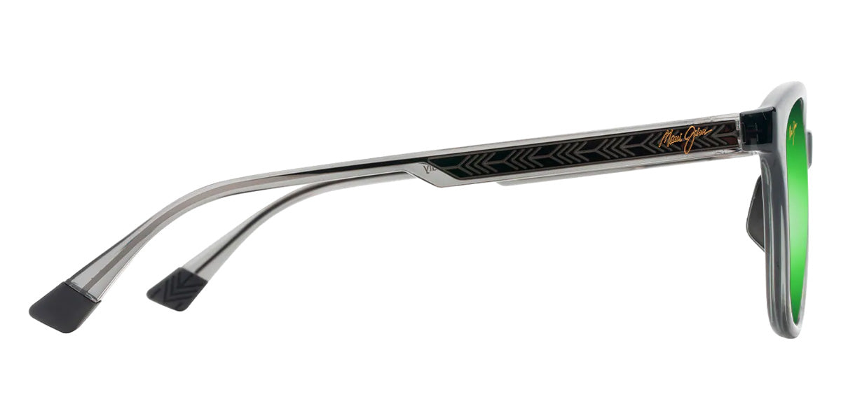 Maui Jim KU'IKAHI ASIAN FIT MM647-044 55 - Shiny Transparent Dark Gray #id:mjimm647044_s:144110