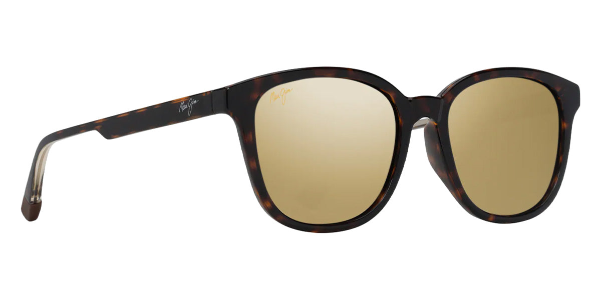 Maui Jim KU'IKAHI ASIAN FIT MM647-045 55 - Shiny Dark Havana with Transparent Yellow #id:mjimm647045_s:122105
