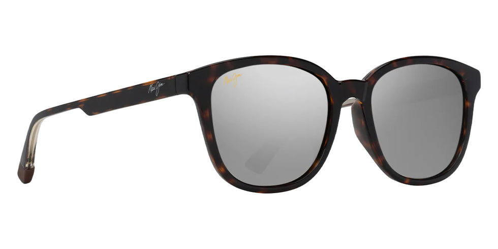 Maui Jim KU'IKAHI ASIAN FIT MM647-049 55 - Shiny Dark Havana with Transparent Yellow #id:mjimm647049_s:138105