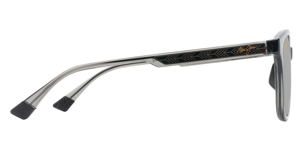 Maui Jim KU'IKAHI ASIAN FIT MM647-050 55 - Shiny Transparent Dark Gray #id:mjimm647050_s:158110