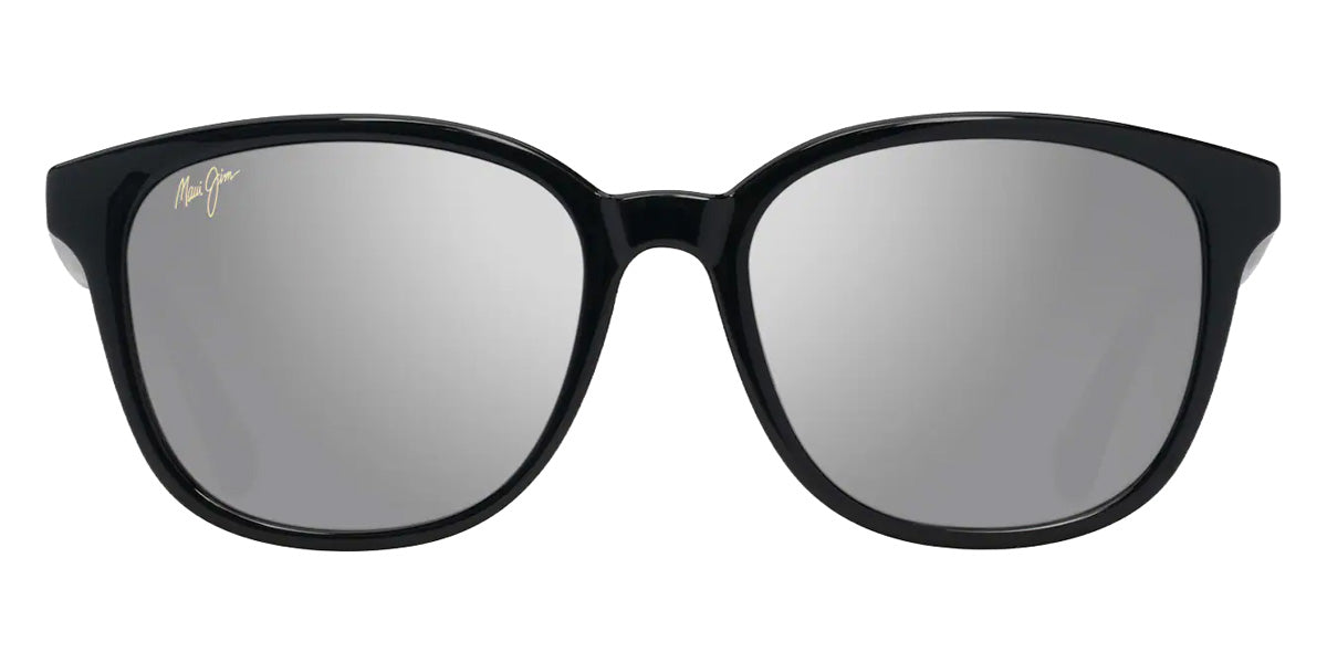 Maui Jim KU'IKAHI ASIAN FIT MM647-051 55 - Shiny Black with Transparent Light Gray #id:mjimm647051_s:118100