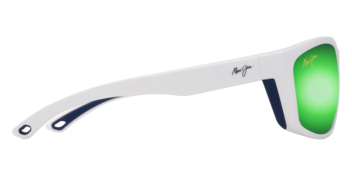 Maui Jim NUU LANDING MM869-011 62 - White with Navy Rubber #id:mjimm869011_s:124110
