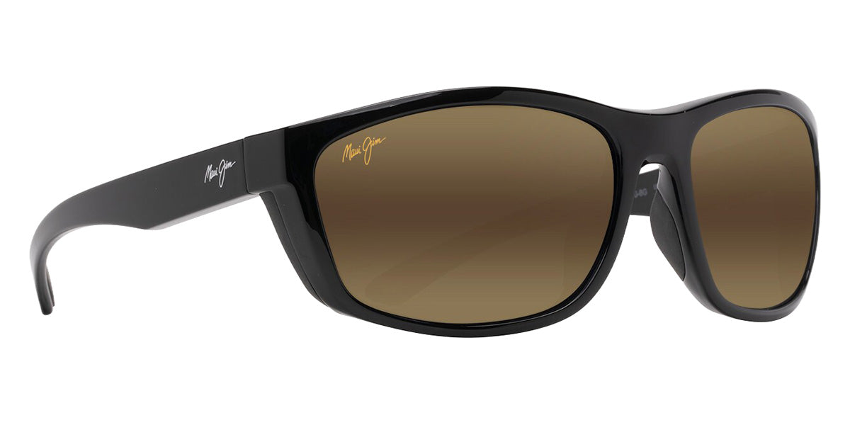 Maui Jim NUU LANDING MM869-013 62 - Black Gloss with Black Rubber #id:mjimm869013_s:108105