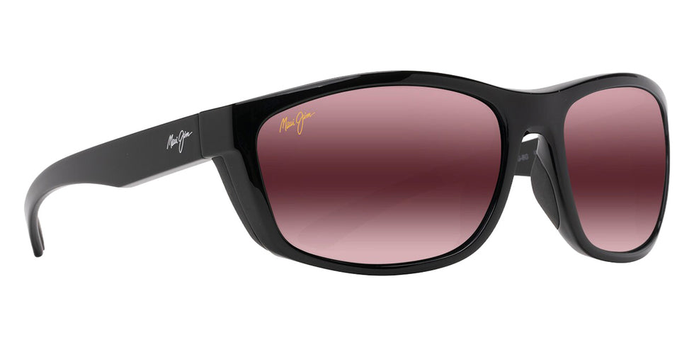 Maui Jim NUU LANDING MM869-025 62 - Black Gloss with Black Rubber #id:mjimm869025_s:112105