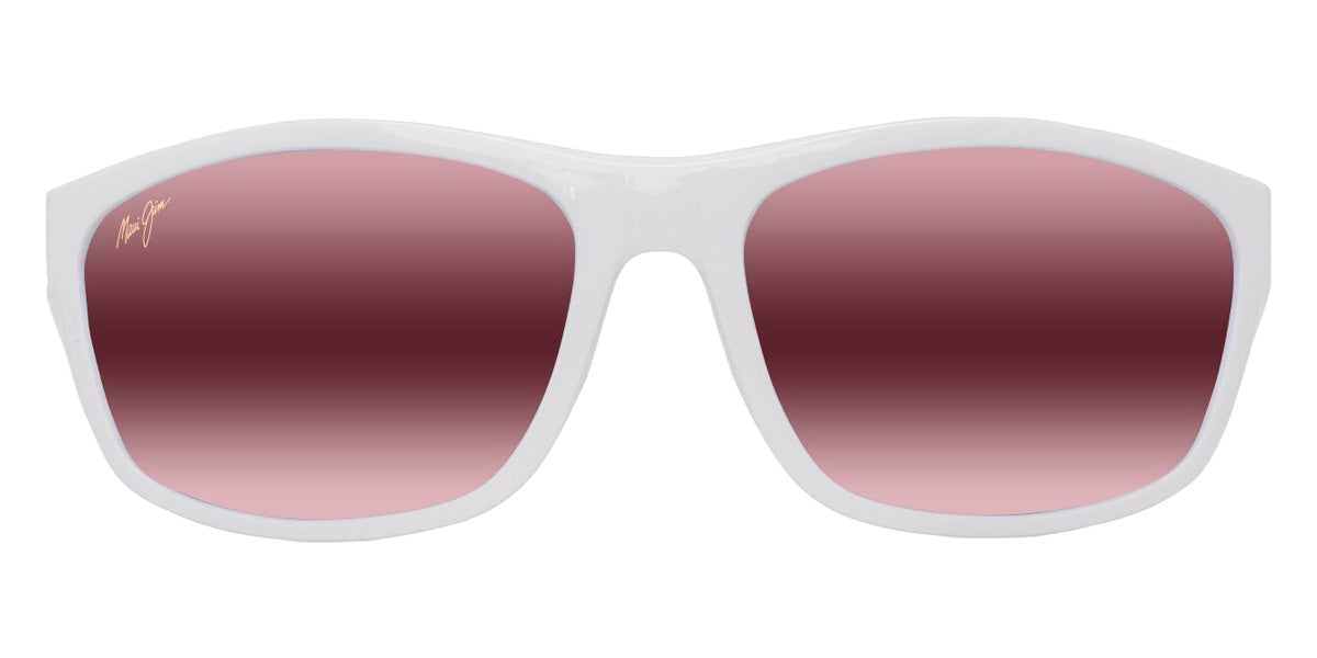 Maui Jim NUU LANDING MM869-027 62 - White with Navy Rubber #id:mjimm869027_s:132100