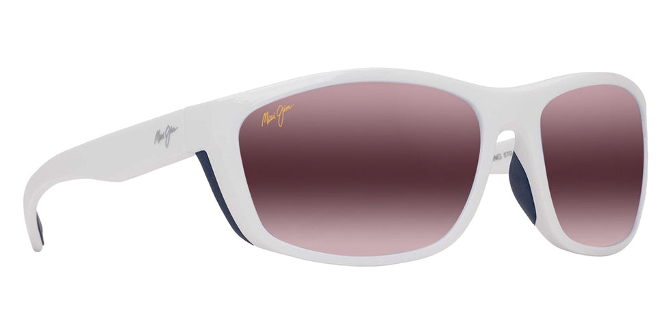 Maui Jim NUU LANDING MM869-027 62 - White with Navy Rubber #id:mjimm869027_s:132105