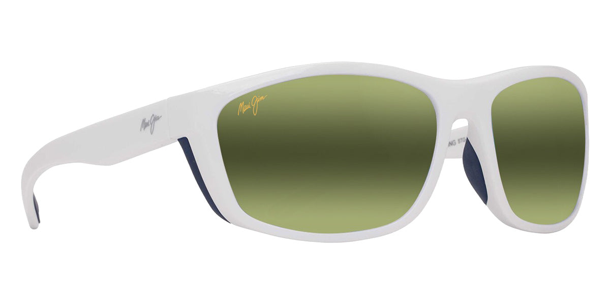 Maui Jim NUU LANDING MM869-031 62 - White with Navy Rubber #id:mjimm869031_s:130105