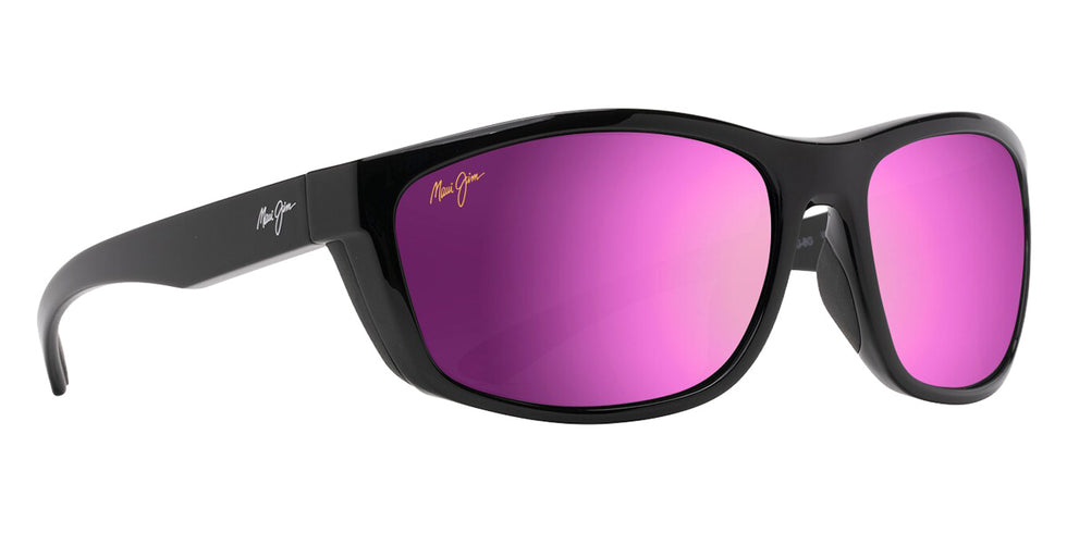 Maui Jim NUU LANDING MM869-037 62 - Black Gloss with Black Rubber #id:mjimm869037_s:114105