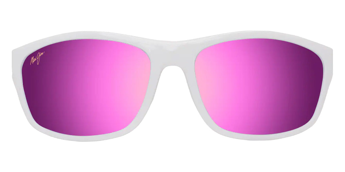 Maui Jim NUU LANDING MM869-039 62 - White with Navy Rubber #id:mjimm869039_s:134100