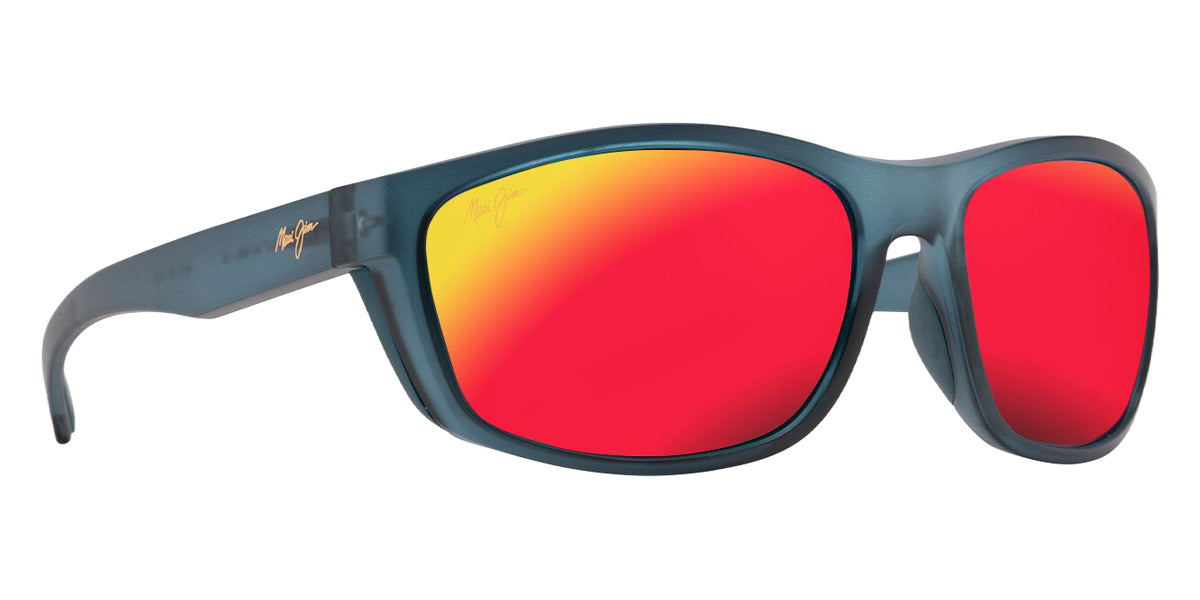 Maui Jim NUU LANDING MM869-044 62 - Matte Teal with Aquamarine Rubber #id:mjimm869044_s:156105