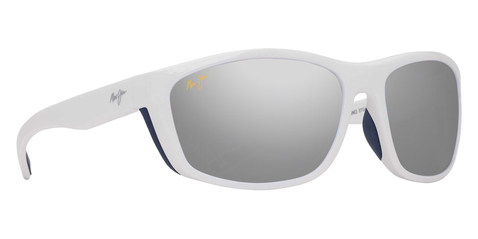 Maui Jim NUU LANDING MM869-055 62 - White with Navy Rubber #id:mjimm869055_s:138105