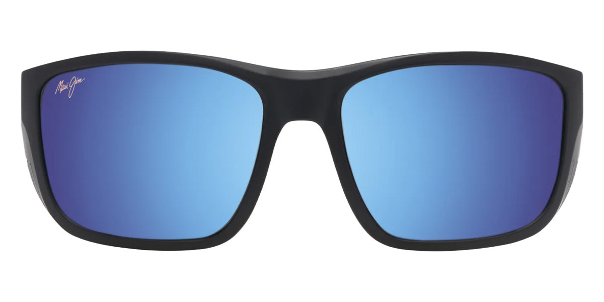 Maui Jim AMBERJACK MM896-004 60 - Matte Black with Black Rubber #id:mjimm896004_s:100100