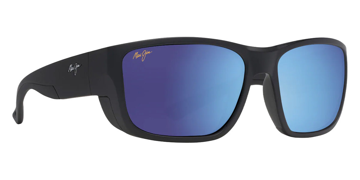 Maui Jim AMBERJACK MM896-004 60 - Matte Black with Black Rubber #id:mjimm896004_s:100105