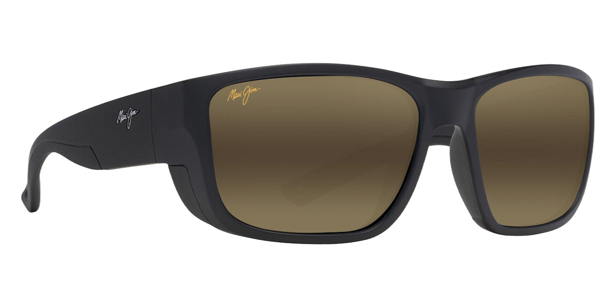 Maui Jim AMBERJACK MM896-007 60 - Matte Black with Black Rubber #id:mjimm896007_s:108105