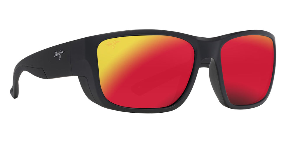 Maui Jim AMBERJACK MM896-028 60 - Matte Black with Black Rubber #id:mjimm896028_s:116105