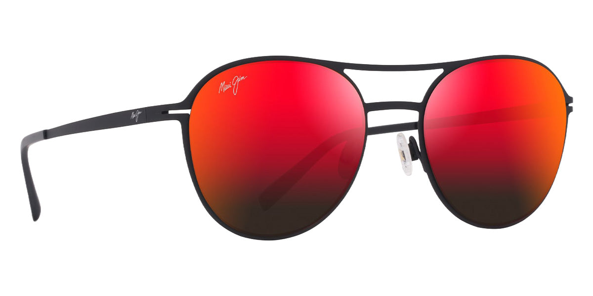 Maui Jim HALF MOON RM890-02 53 - Matte Black #id:mjirm89002_s:130105