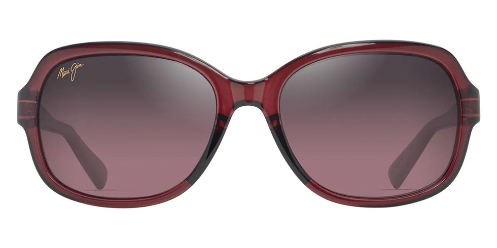Maui Jim HILUHILU RS355-04 55 - Shiny Transparent Burgundy #id:mjirs35504_s:172100