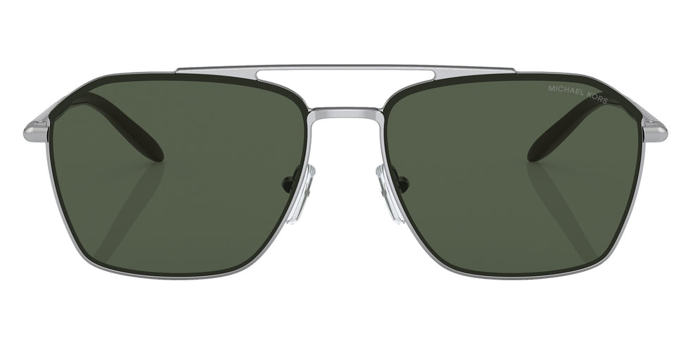MICHAEL KORS MK1124 Matterhorn 115382 56 - Shiny Silver / Green Solid #id:mk1124115382_s:100100