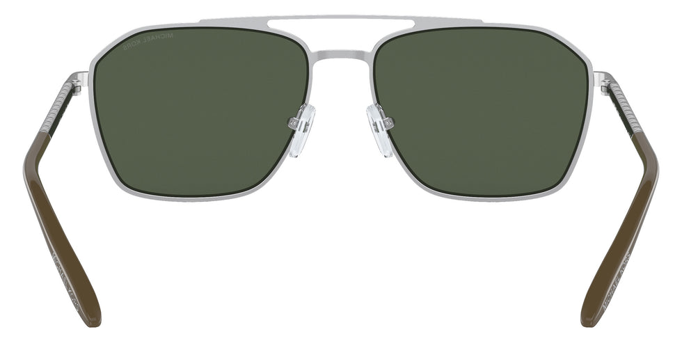 MICHAEL KORS MK1124 Matterhorn 115382 56 - Shiny Silver / Green Solid #id:mk1124115382_s:100115