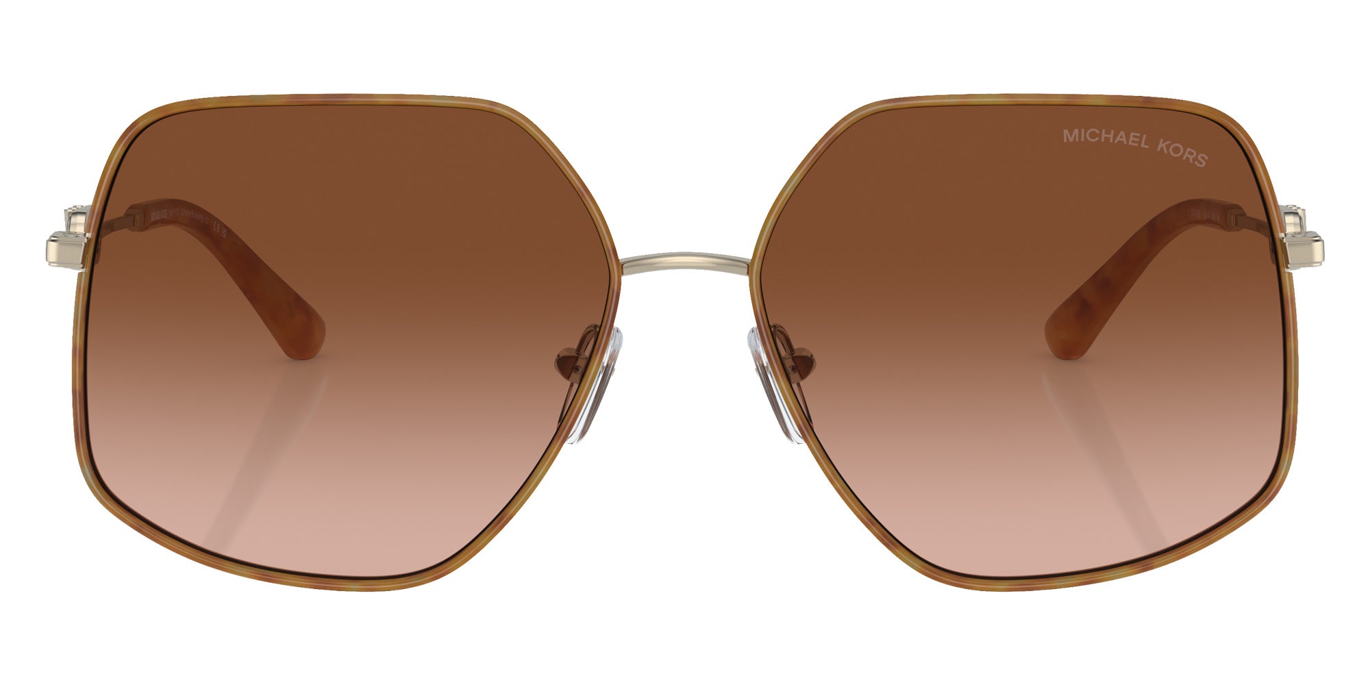 MICHAEL KORS MK1127J Empire Butterfly 10143B 59 - Light Gold/Amber Tortoise #id:mk1127j10143b_s:100100