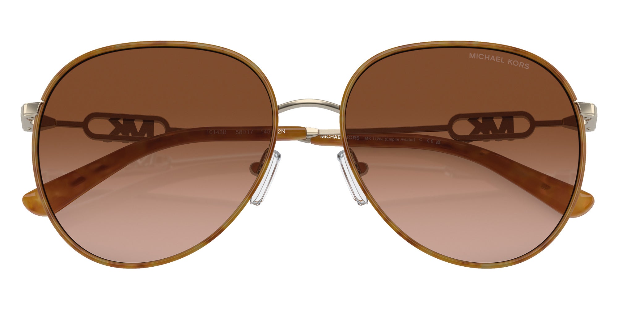 MICHAEL KORS MK1128J Empire 10143B 58 - Light Gold Amber Tortoise #id:mk1128j10143b_s:102120