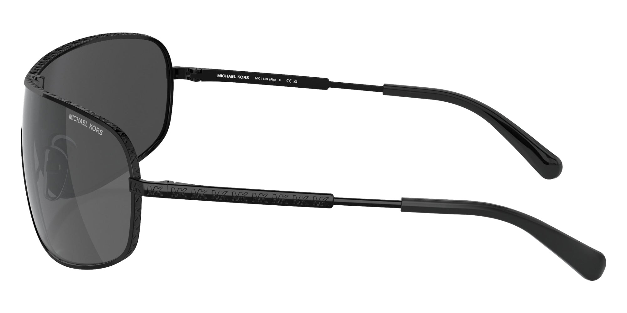 MICHAEL KORS MK1139 Aix 10056G 138 - Black / Dark Gray Solid Mirrored #id:mk113910056g_s:100110