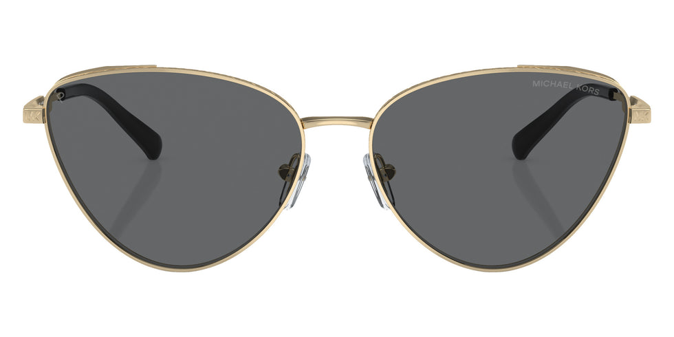 MICHAEL KORS MK1140 Cortez 101481 59 - Light Gold / Dark Gray Solid Polarized #id:mk1140101481_s:100100