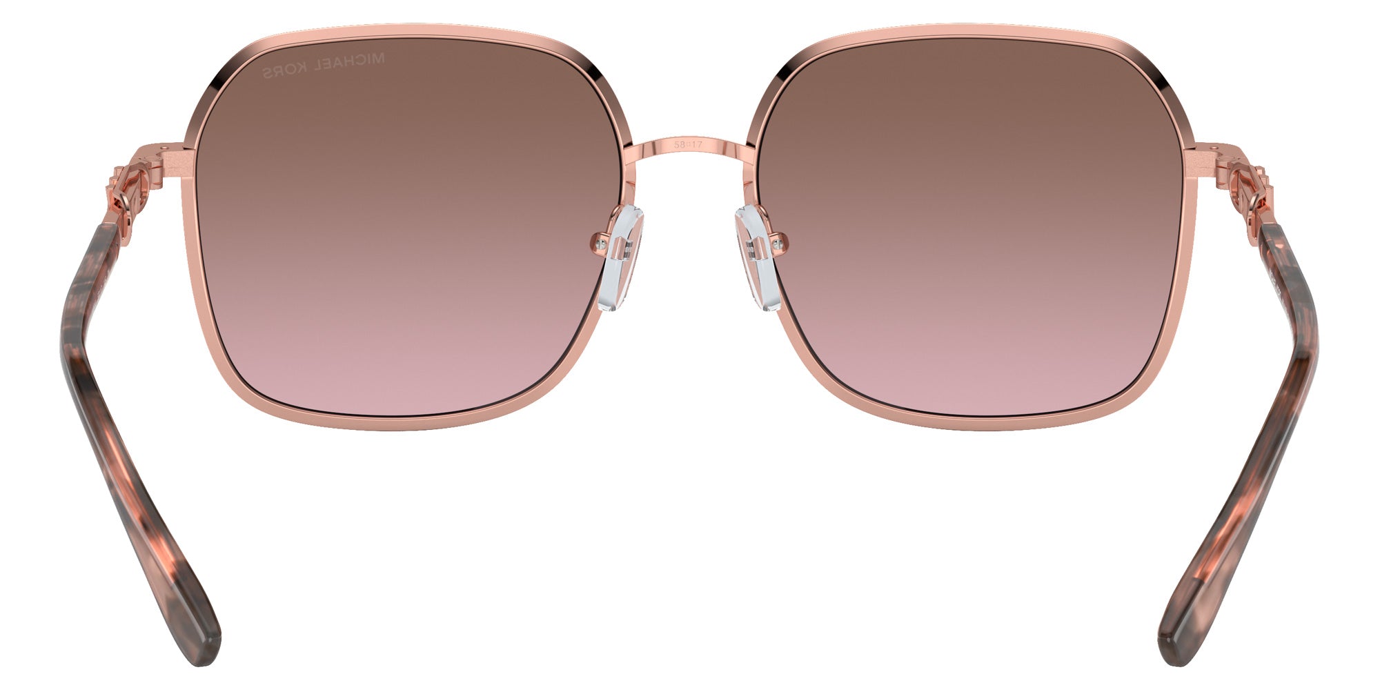 MICHAEL KORS MK1145B Cadiz 110814 58 - Shiny Rose Gold / Light Brown Pink Gradient Mirrored #id:mk1145b110814_s:100115