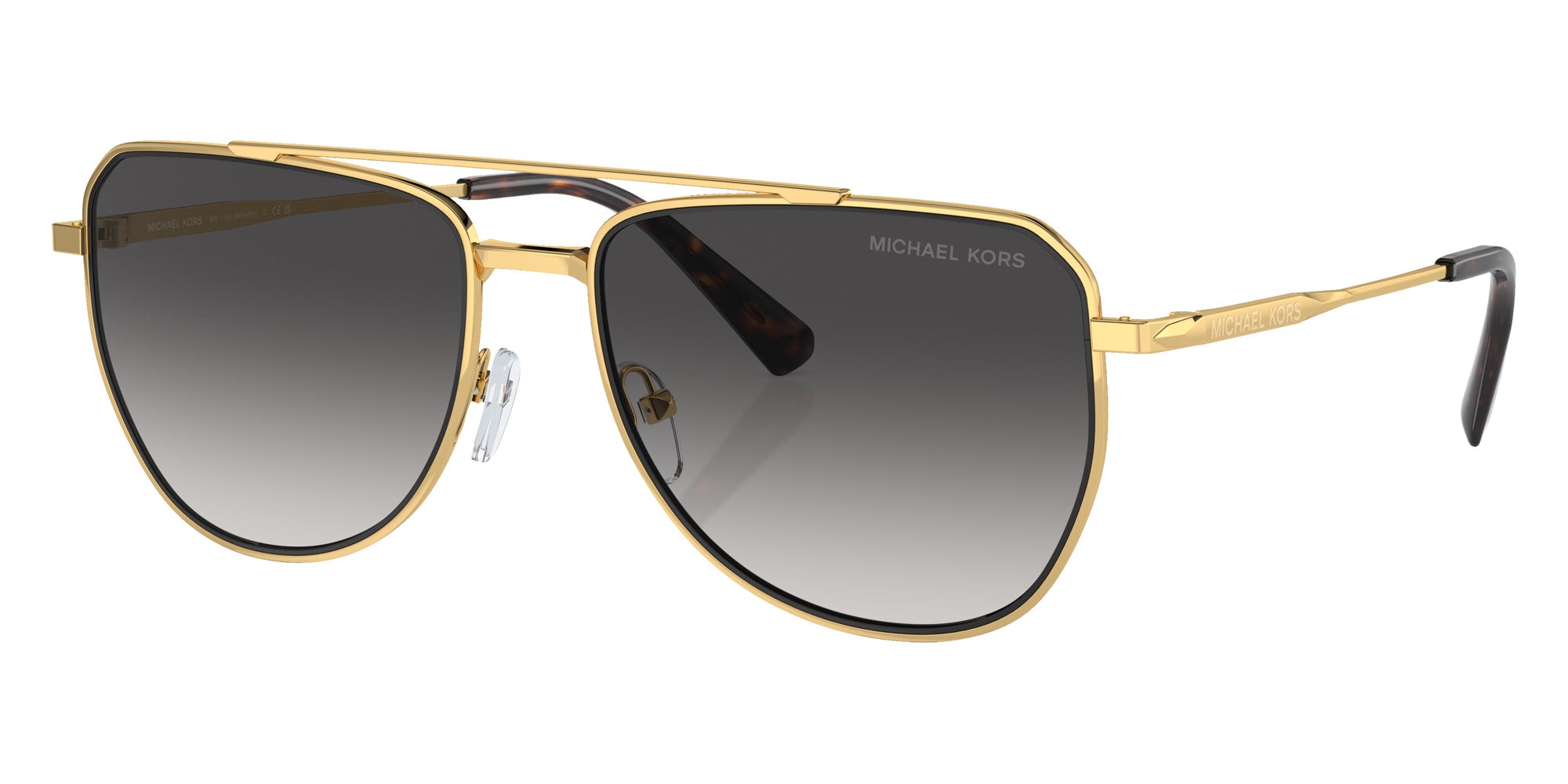 MICHAEL KORS MK1155 Whistler 18968G 58 - Shiny Yellow Gold / Light Gray Gradient #id:mk115518968g_s:100105
